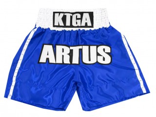 Kanong Designed Fight Shorts : KNBXCUST-2042-Blue