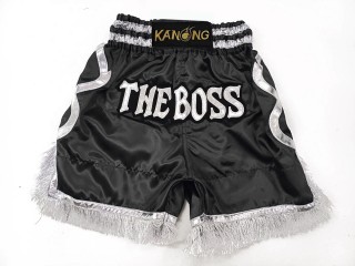 Kanong Custom Boxing Shorts : KNBXCUST-2048-Black