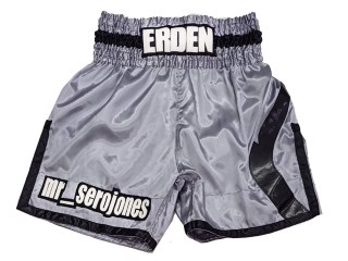 Kanong Customized Boxing Trunks : KNBXCUST-2049Grey