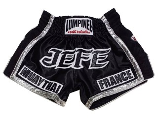 Personalized Thai Fight Shorts : KNSCUST-1244-Black