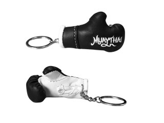 Thailand Souvenir - Boxing Glove Keyring : Black