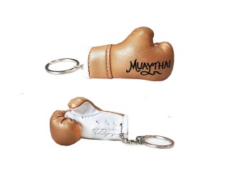 Thailand Souvenir - Boxing Glove keychain : Gold