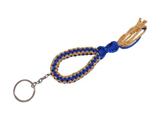 Bangkok Souvenir - Mongkol Keyring : Blue/Gold