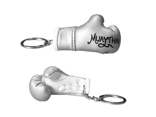 Thailand Souvenir - Boxing Glove keychain : Silver