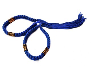 Prajead Muay Thai Armbands  : ThaiStyle-Blue