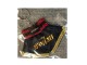 Kanong Muay Thai Shorts Keyring : Black-Gold