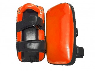 Custom Kicking pads :Orange-Black